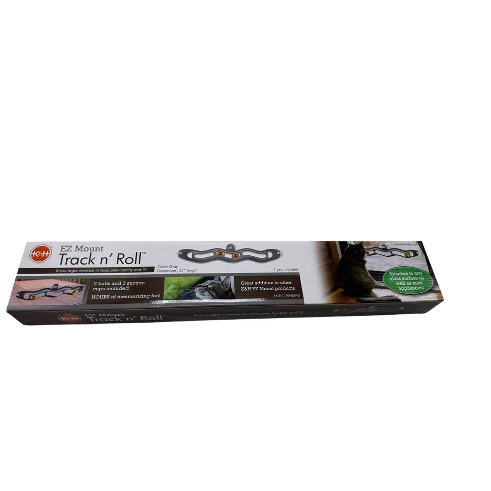 K&H Track and Ball Interactive Cat Exerciser Toy New